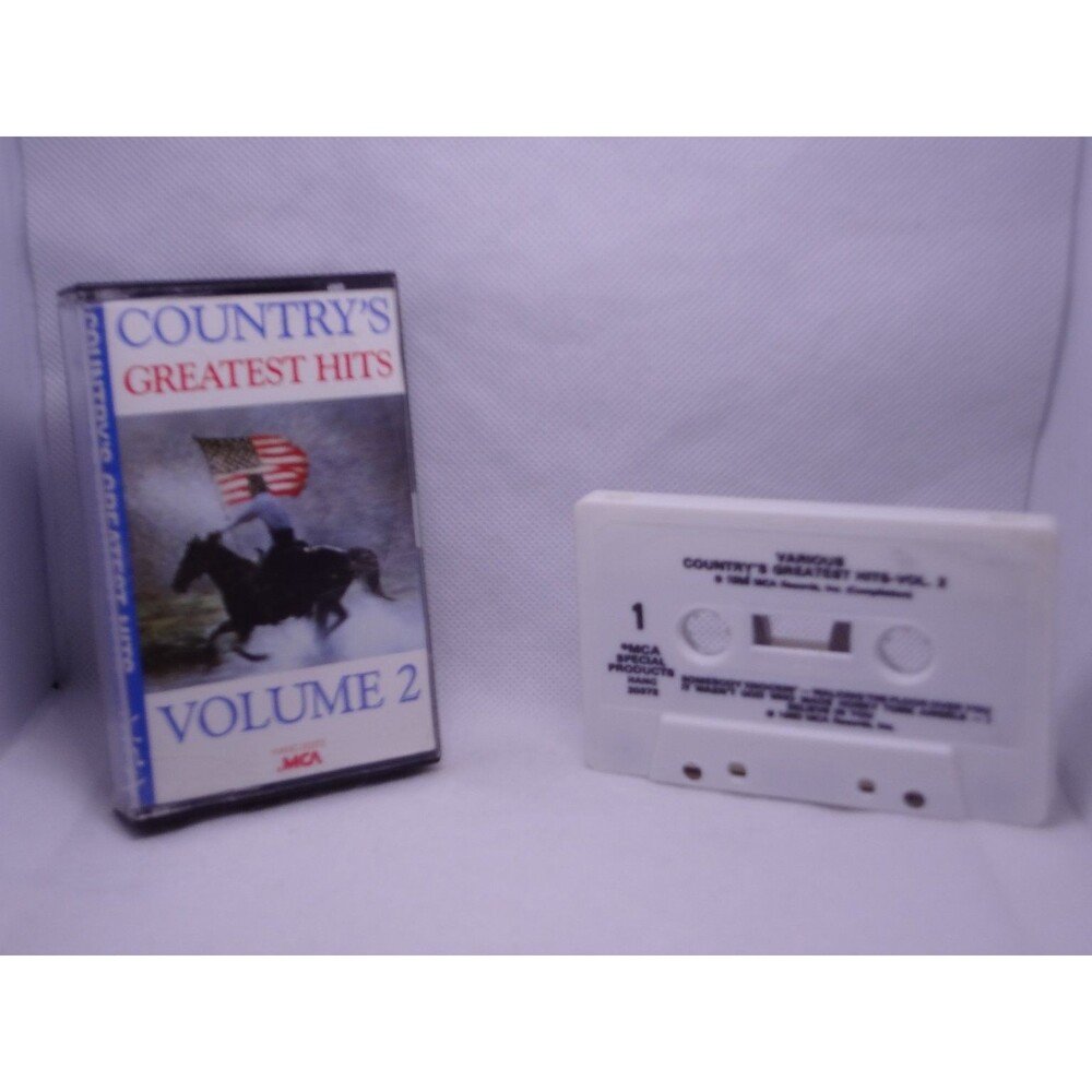 Various Country's Greatest Hits Volume 2 Cassette 1986 MCA Special Products
